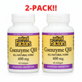 Natural Factors Coenzyme Q10 60 Soft-gels 2Pack! 120 Soft-gels Total