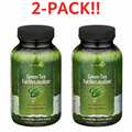 Irwin Naturals Green Tea Fat Metabolizer 75 Liquid Soft-Gels 2Pack! 150 Soft-Gels Total