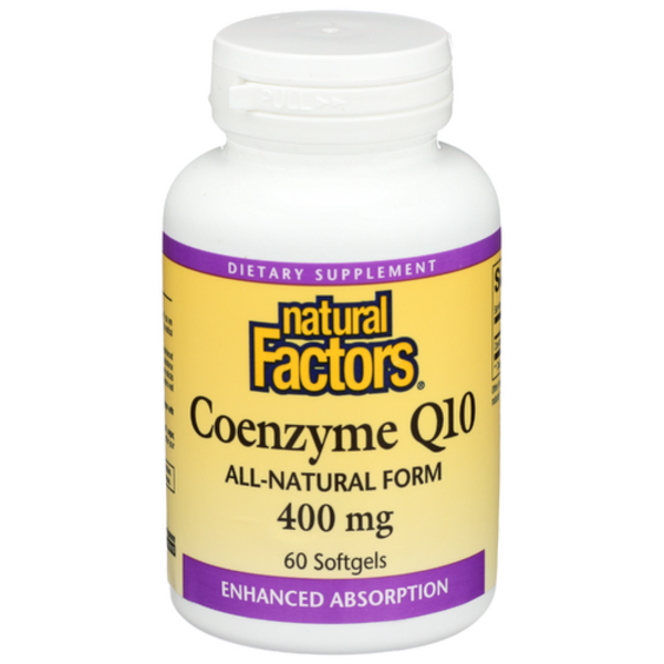 Natural Factors Coenzyme Q10 60 Soft-gels