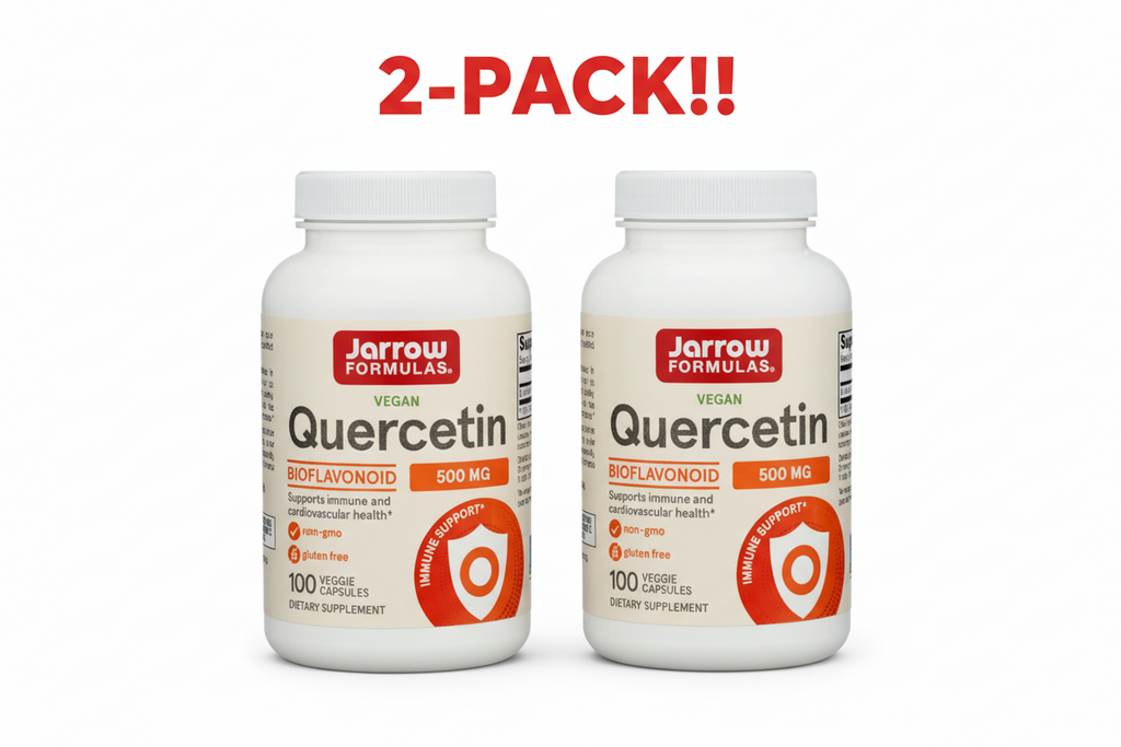 Jarrow Formulas Quercetin  100 Veggie Capsules 2Pack! 200 Veggie Capsules Total