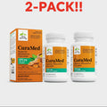 Terry Naturally CuraMed 375mg Curcumin 2-Pack, 120 Softgels (Two 60ct Bottles), High-Absorption Turmeric for Brain, Immune, and Liver Health Support