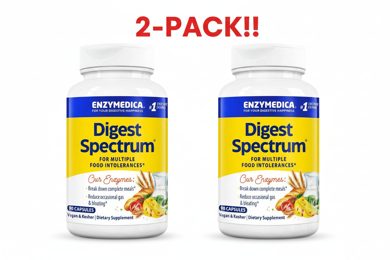 Enzymedica Digest Spectrum 90 Capsules 2Pack! 180 Capsules Total