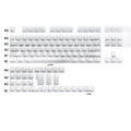 XVX Carbon Fiber Textured Cherry Profile PC Keycap Set