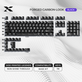 XVX Forged Carbon-Look Cherry Profile Side-Printed PC Keycap Set