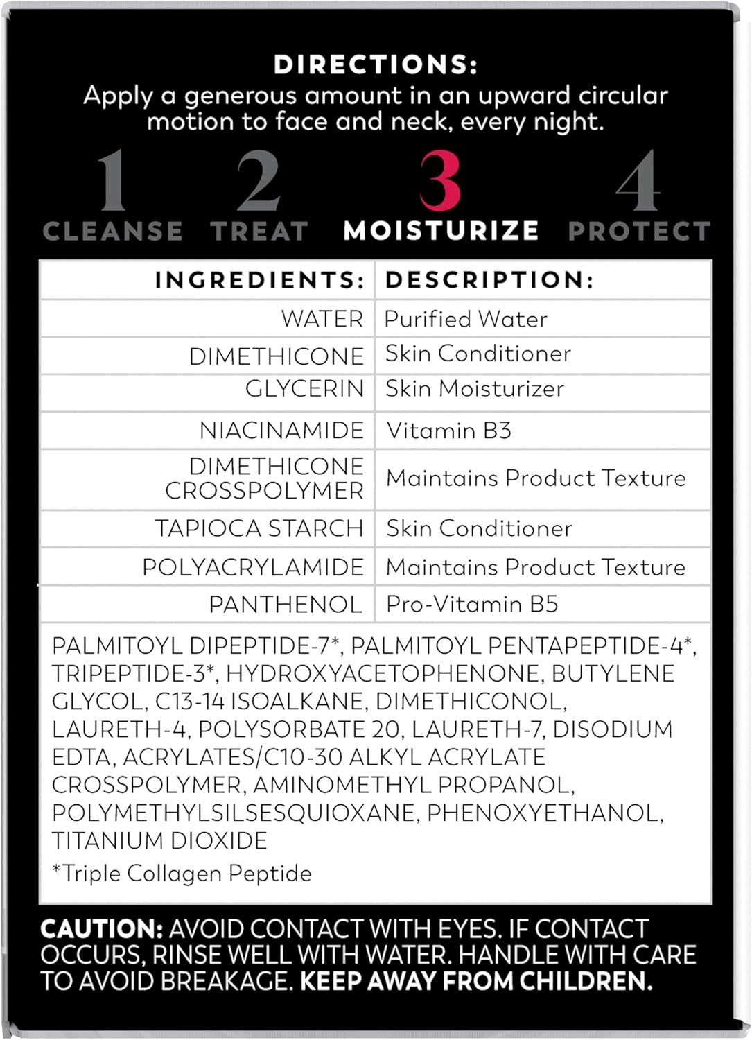Olay Age Defying Anti-Aging Night Cream, 1.7 oz Fragrance-Free Face Moisturizer with Triple Collagen Complex, Niacinamide, and Pro-Vitamin B5