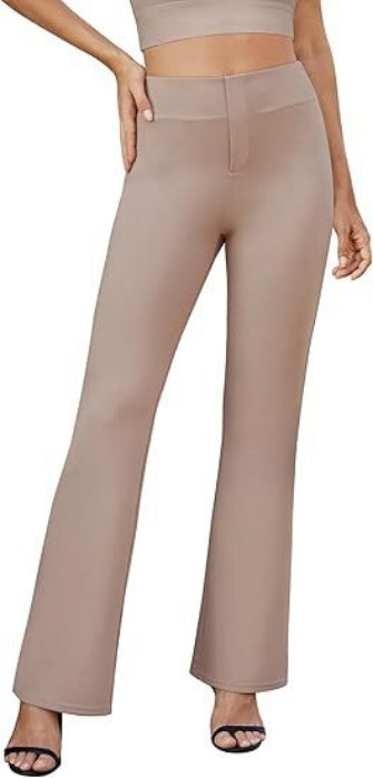 Business-Casual High-Waisted Stretch Trousers for Women