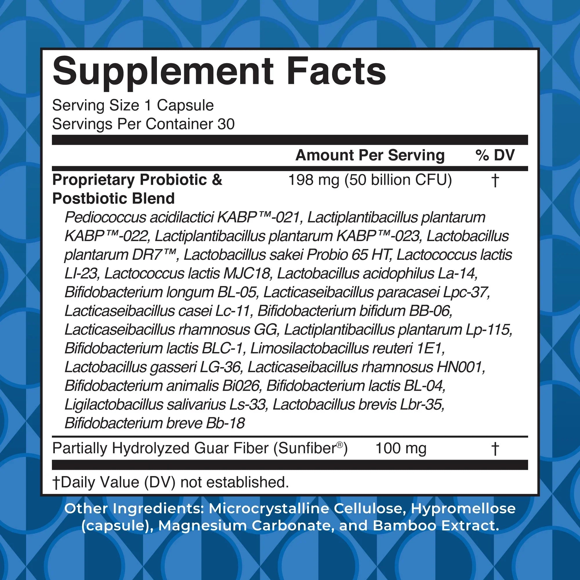 MaryRuth's 3-in-1 Daily Digestive Health 30 Capsules 2Pack! 60 Capsules Total