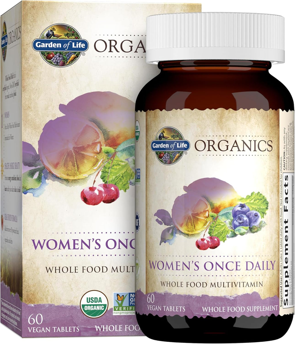 Garden of Life Organics Women’s Once Daily Vegan 60 Tablets