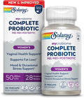 Solaray Mycrobiome Complete Probiotic Women’s Formula – 50 Billion CFU Vaginal & Immune Support (30 VegCaps, Unflavored)
