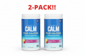 Natural Vitality Calm Plus Calcium  Raspberry Lemon Powder  16 oz 2Pack! 32 oz Total