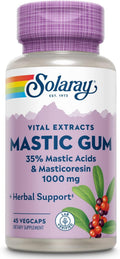Solaray Mastic Gum, 1000 mg (per serving), 45 Capsules
