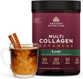 Ancient Nutrition Advanced Multi Collagen Protein Lean, Cinnamon Flavor 15.9 oz, 25 Servings– Weight Management & Muscle Support with Probiotics (Cinnamon)