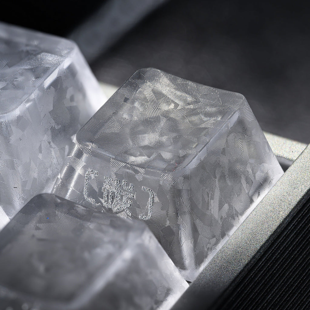 XVX Forged Carbon-Look Cherry Profile Side-Printed PC Keycap Set