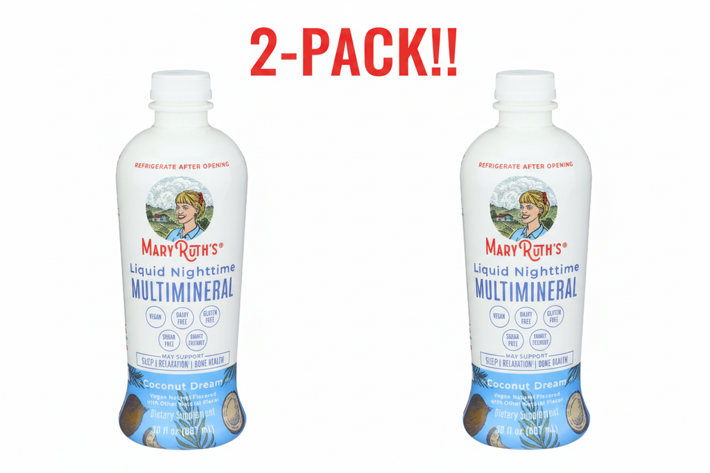 MaryRuth Organics Liquid Nighttime Multimineral Coconut Dream 30 oz 2Pack! 60 oz Total