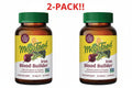 MegaFood Blood Builder Iron Supplement 2-Pack - 180 Tablets Total - Increases Iron Levels Without Side Effects - Energy & Fatigue Support Bundle - Vegan - 6-Month Supply