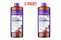 New Chapter Liquid Multivitamin + Mineral Supplement 2-Pack - 60 oz Total - Mixed Berry Flavor - Fast-Absorbing Whole-Body Support for All Ages - Double Value Bundle