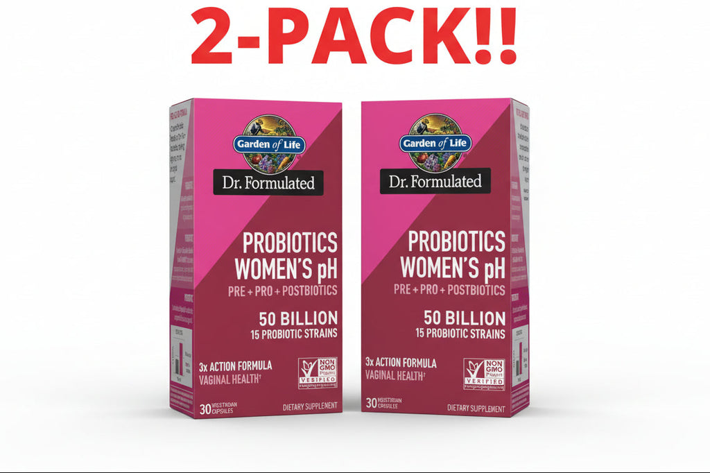 Garden of Life Dr. Formulated  Postbiotics Women's Ph 30 Capsules 2Pack! 60 Capsules Total