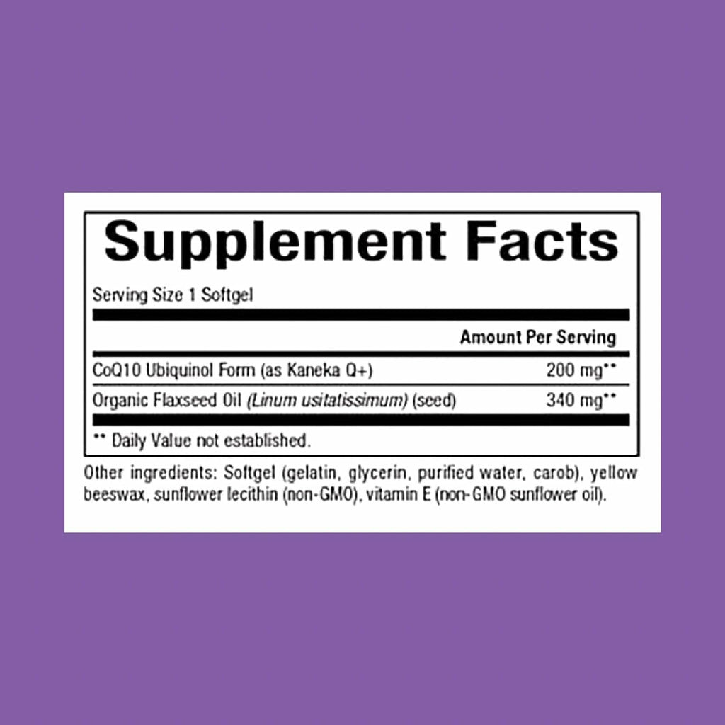 Natural Factors Ubiquinol 200 mg, 60 Softgels (2 x 30 Count) – Double Pack!