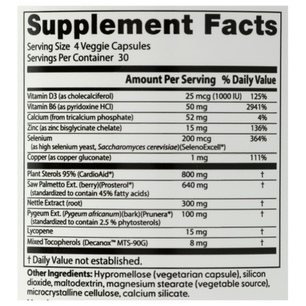Doctor’s Best Comprehensive Prostate Formula  Veggie Caps 120ct 2Pack! 240ct Total
