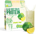Wild Society Nutrition Lemon Lime Clear Whey Isolate Protein Powder (16 oz) | 20g Protein | Zero Sugar Post-Workout Hydration