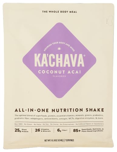 Ka'Chava All-in-One Nutrition  Shake Coconut Acai Kachava 15.31 oz