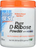 Doctor's Best Pure D-Ribose Powder  with BioEnergy Ribose® Unflavored 8.8oz (250g)