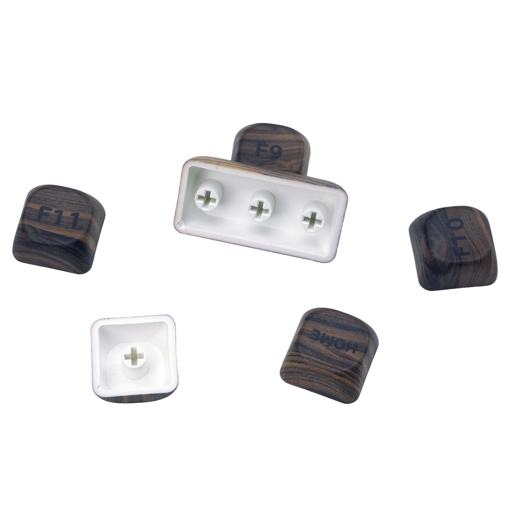 XVX Walnut Texturer  MOA  Profile Dye-Sub PBT Keycap Set 130-Key