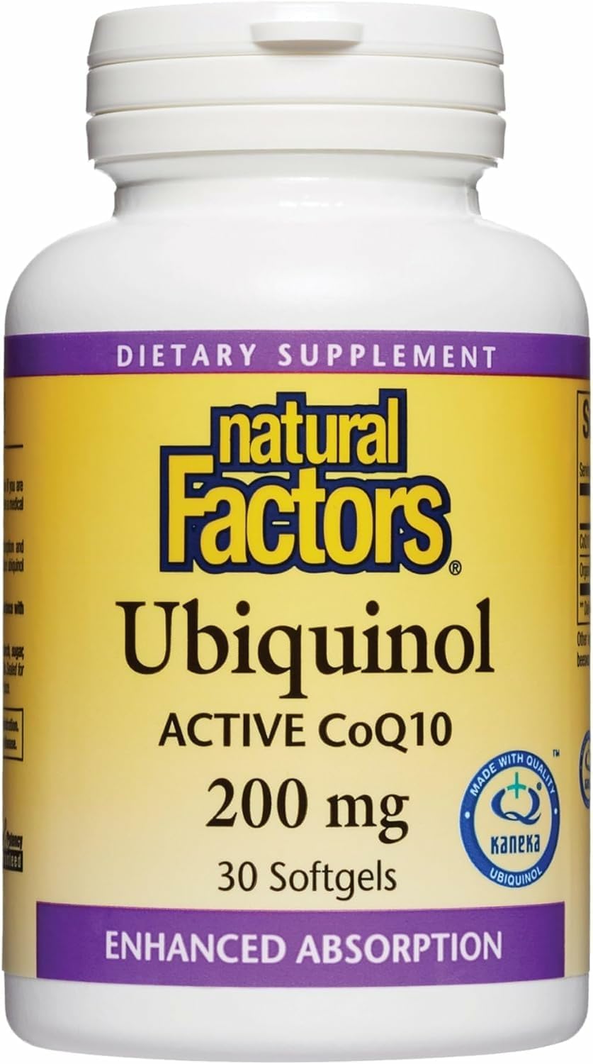 Natural Factors Ubiquinol 200 mg 30 Soft-gels