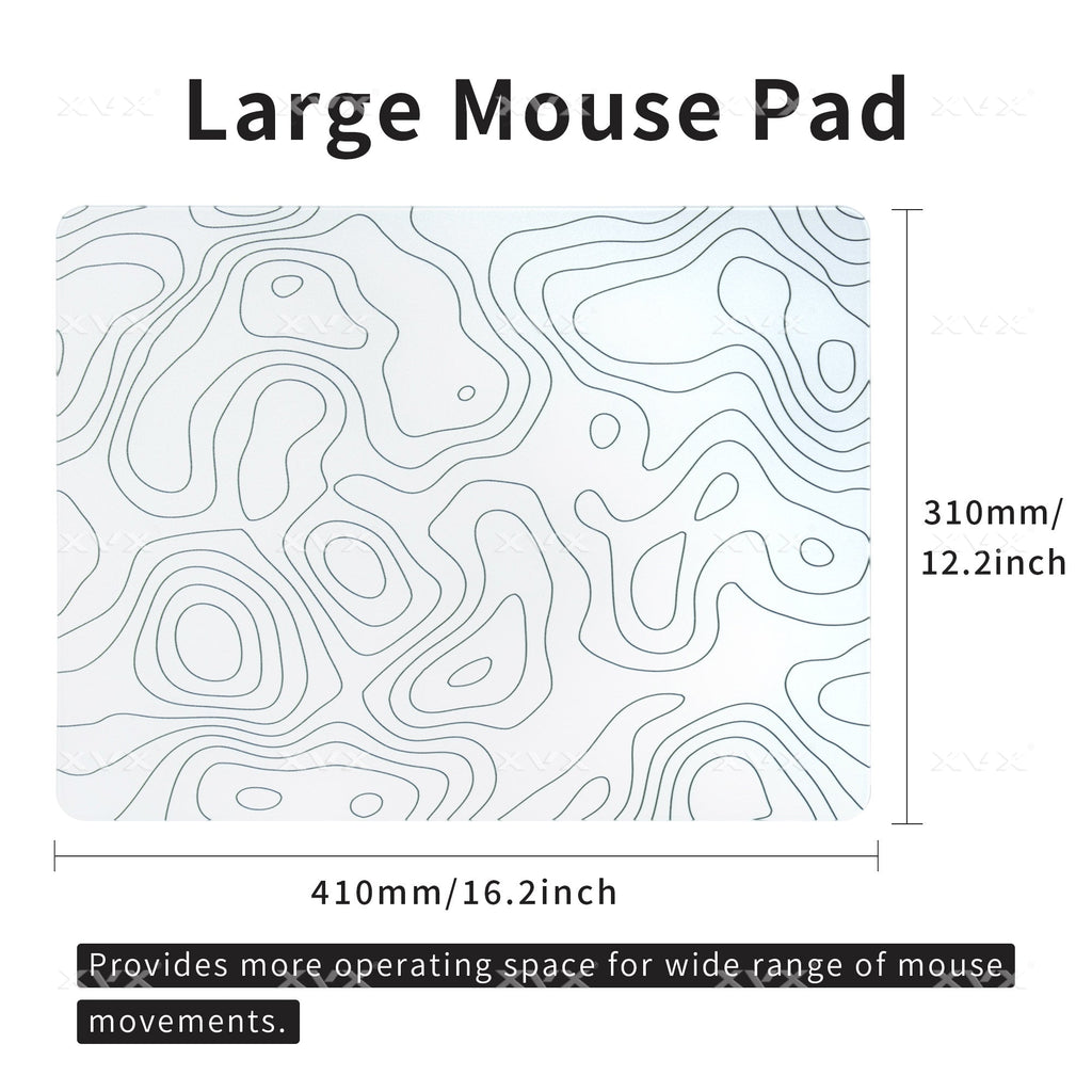 XVX Microcrystalline Mouse Pad Tempered Glass Photovoltaic New Upgrade FPS Electronic Sports Game Office