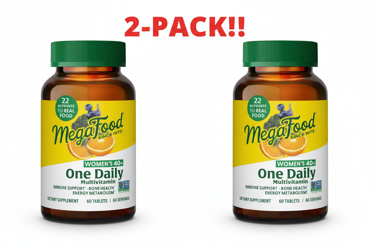 MegaFood Women's 40+ One Daily  60 Tablets 2Pack! 120 Tablets Total