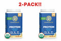 Sunwarrior Warrior Blend Vegan Protein Powder (Vanilla), 1500g (60 Servings) - Organic Plant-Based Protein & BCAAs - 2 Pack Value