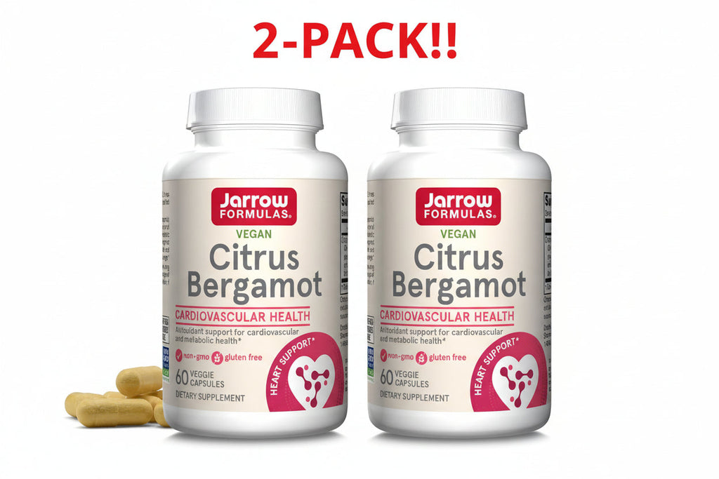 Jarrow Formulas Citrus Bergamot Vegan  60 Capsules 2Pack! 120 Capsules Total