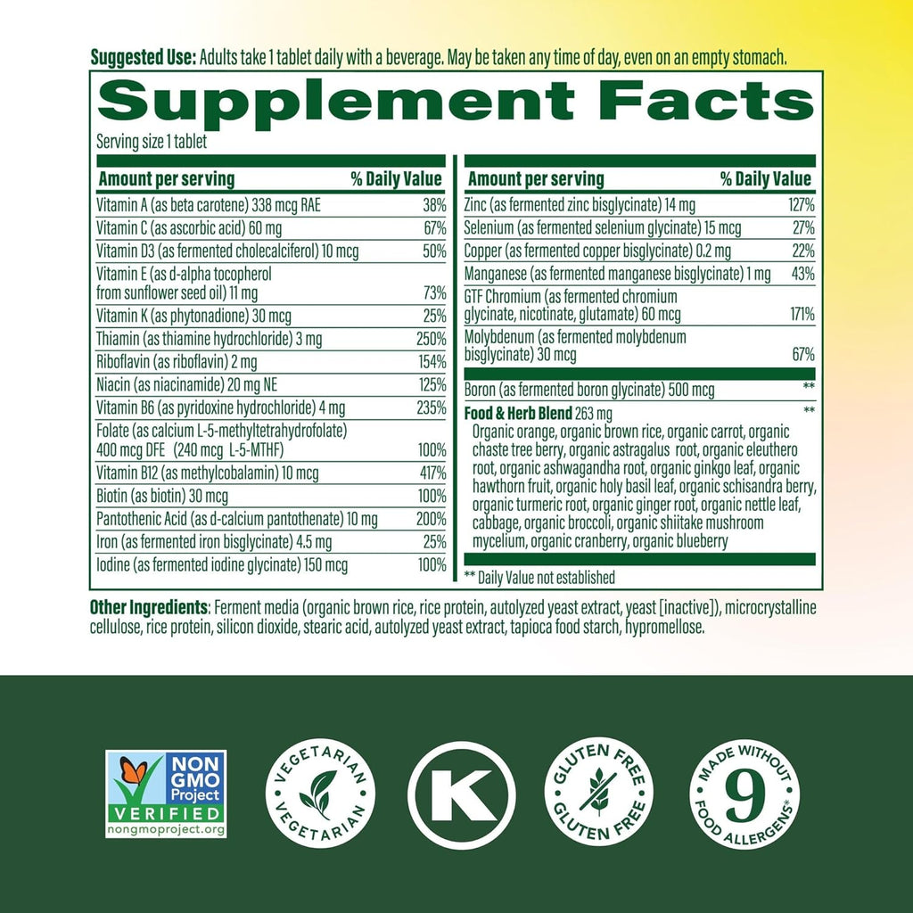 MegaFood Women's 40+ One Daily  60 Tablets 2Pack! 120 Tablets Total