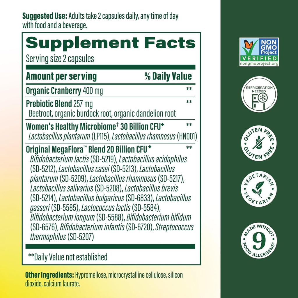 MegaFood Womens  MegaFlora 60 Capsules