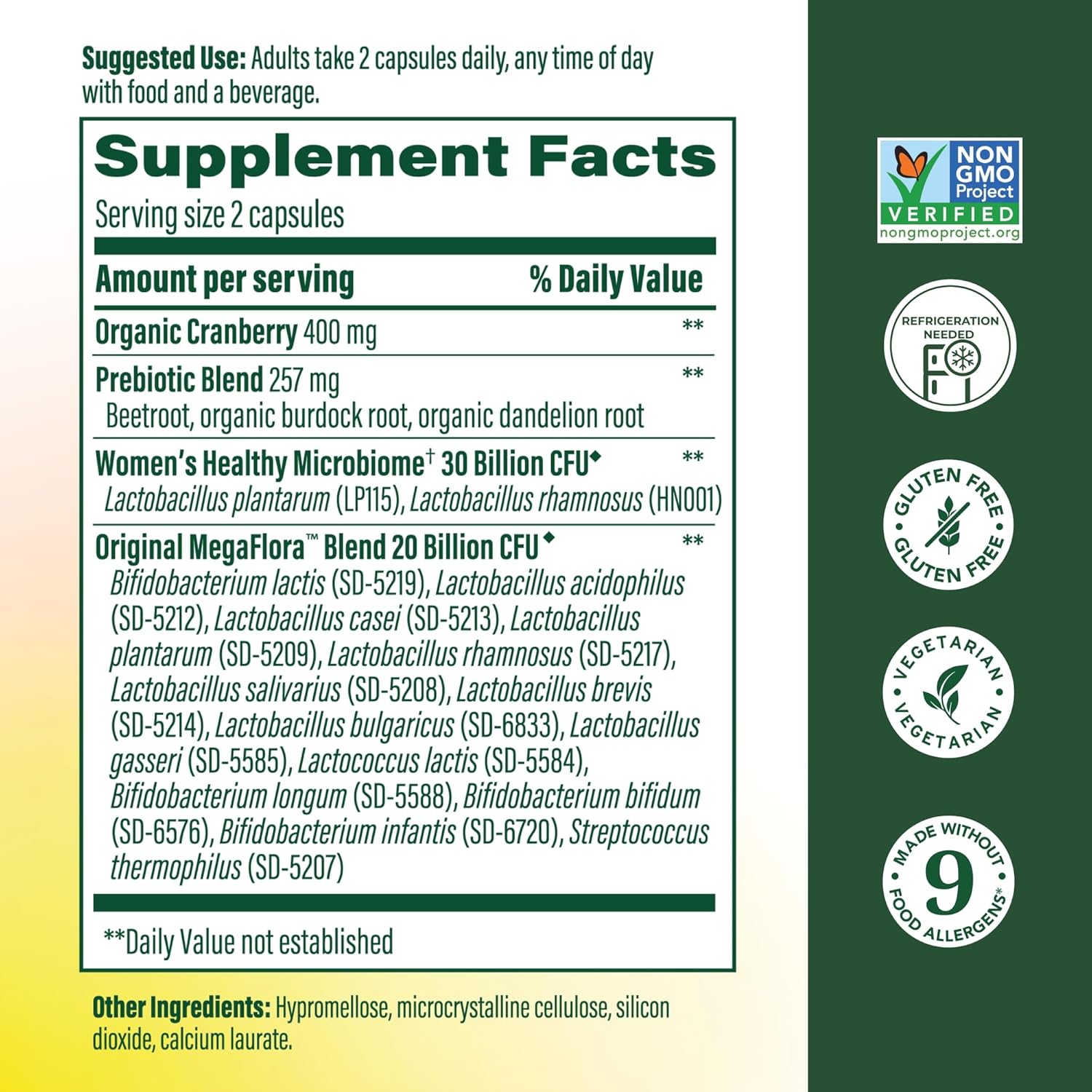 MegaFood Womens  MegaFlora 60 Capsules