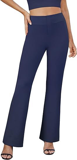 Business-Casual High-Waisted Stretch Trousers for Women