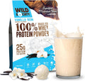 Wild Society Nutrition Vanilla Bean Whey Protein Powder (17.46 oz) | 25g High-Purity Protein | Low Carb & Gluten Free