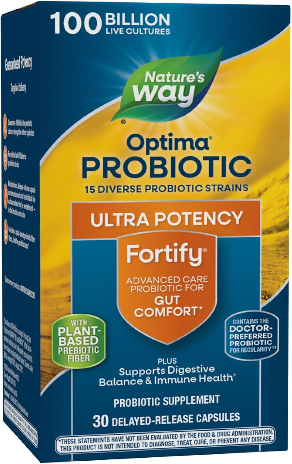 Nature's Way Fortify Optima Probiotic 60 Delayed-Release Capsules