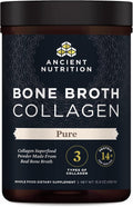 Ancient Nutrition Bone Broth Collagen Powder Pure 15.9oz –Hydrolyzed Multi Collagen Peptides for Skin, Nails & Joints (15.9 oz, 30 Servings, Unflavored)