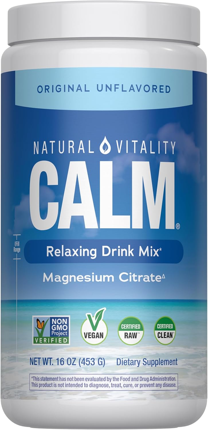 Natural Vitality Calm Magnesium  Original Unflavored 16 oz