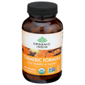 Organic India Organic Turmeric Formula | Joint Mobility & Anti-Inflammatory Support | 180 Vegetarian Capsules