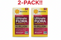 Renew Life Women’s Care Ultimate Flora Probiotic Double Pack! - 60 Vegetarian Capsules Total (Two 30ct Bottles) - 50 Billion CFU for Digestive, Immune, and Vaginal Health