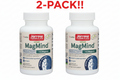 Jarrow Formulas MagMind Stress Resistance, 2-PACK – 120 Total Veggie Capsules – Magnesium L-Threonate with L-Theanine & Rhodiolife for Stress Relief & Mood Support
