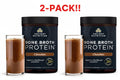 Ancient Nutrition Bone Broth Protein Powder Chocolate 17.8oz 2 Pack! (40 Total Servings) - 20g Protein - 2 Pack Value
