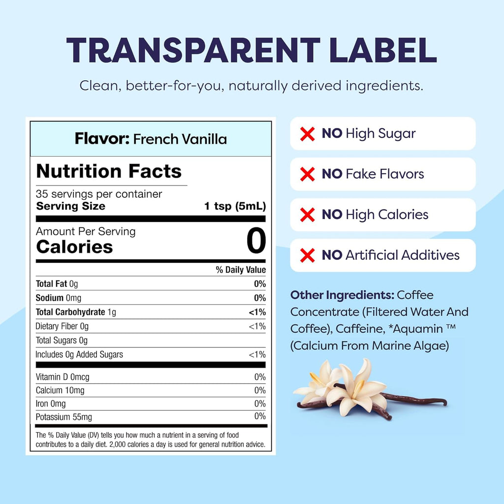 Javvy Coffee Concentrate French Vanilla 6 fl oz 2Pack! 12 fl oz Total