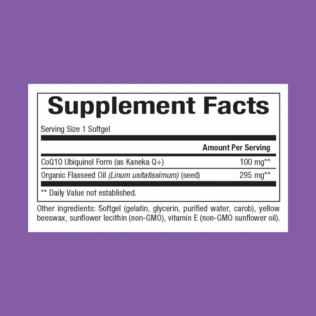 Natural Factors Ubiquinol 100 mg 60 Soft-gels 2Pack! 120 Sof-gels total