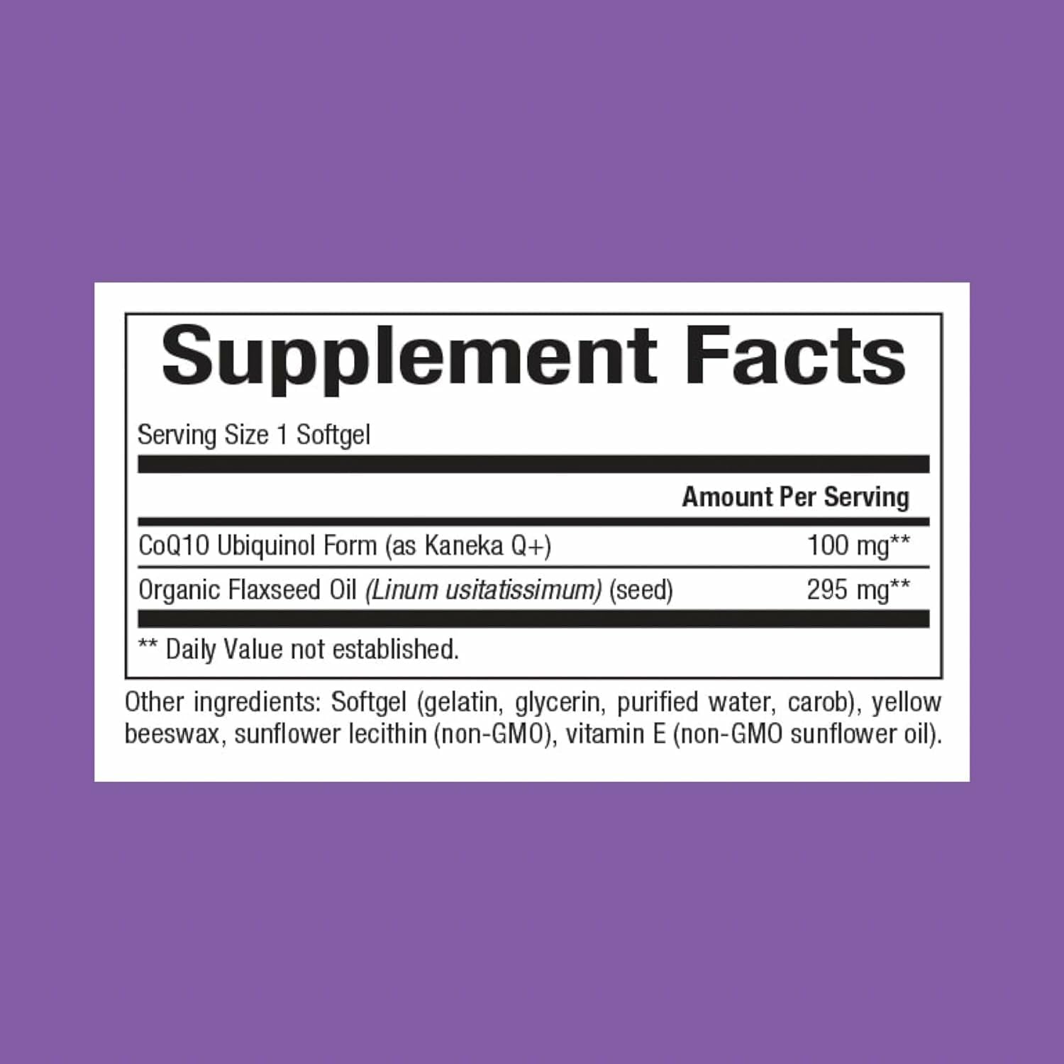 Natural Factors Ubiquinol 100 mg 60 Soft-gels
