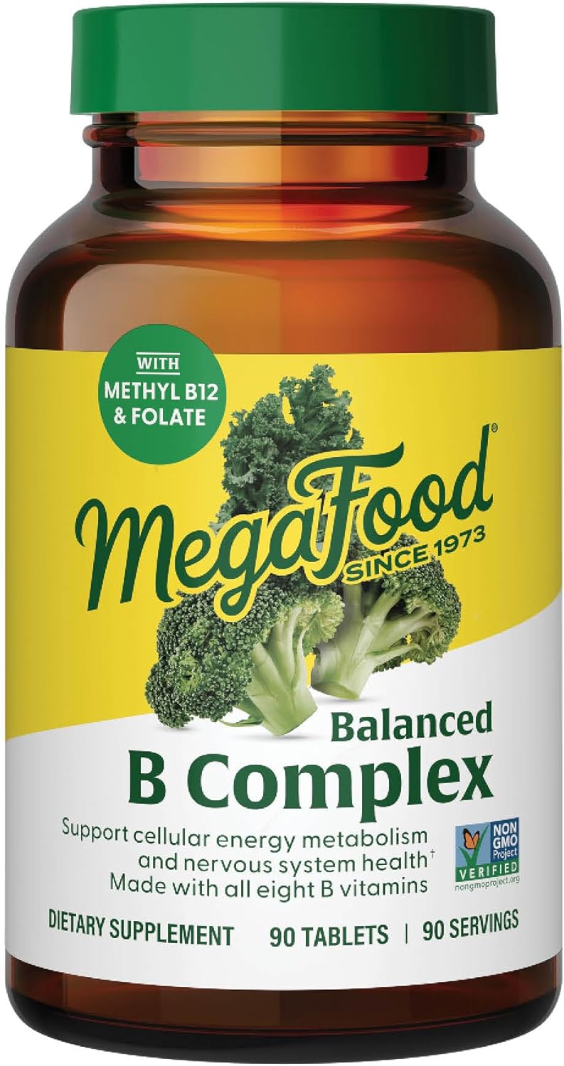 MegaFood Balanced B Complex Unflavored 90 Tablets