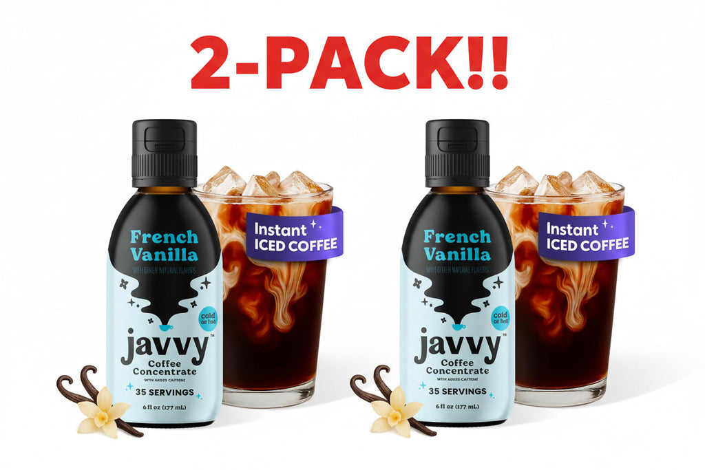Javvy Coffee Concentrate French Vanilla 6 fl oz 2Pack! 12 fl oz Total