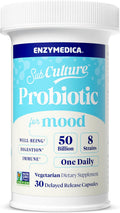 Enzymedica SubCulture Probiotics  Mood 30 Veggie Capsules